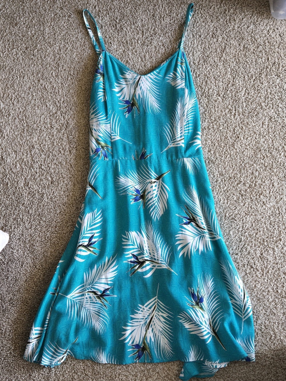 Apt. 9 Teal Hawaiian Dress
